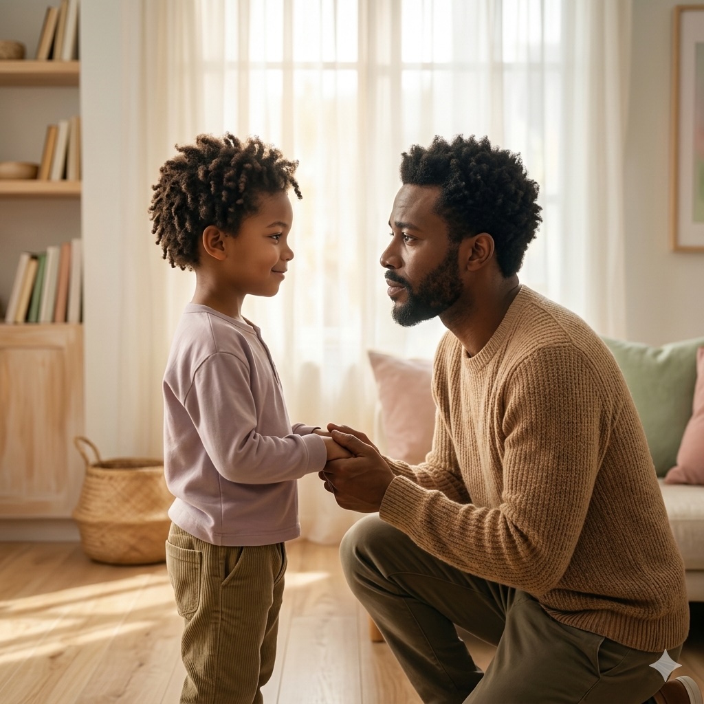 Apologizing to a child